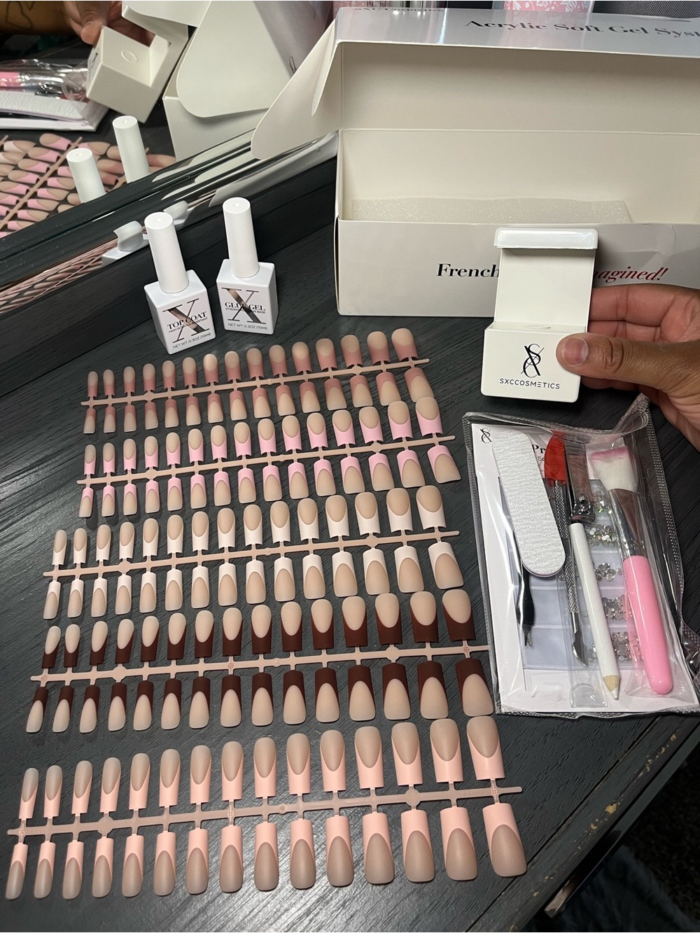 SXCCOSMETICS X-PRO TIPS NAIL KIT
